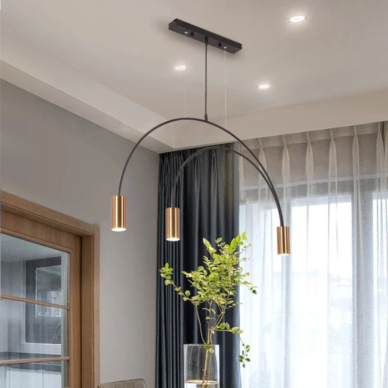 Afralia™ Modern LED Pendant Chandelier for Stylish Indoor Lighting & Home Decor