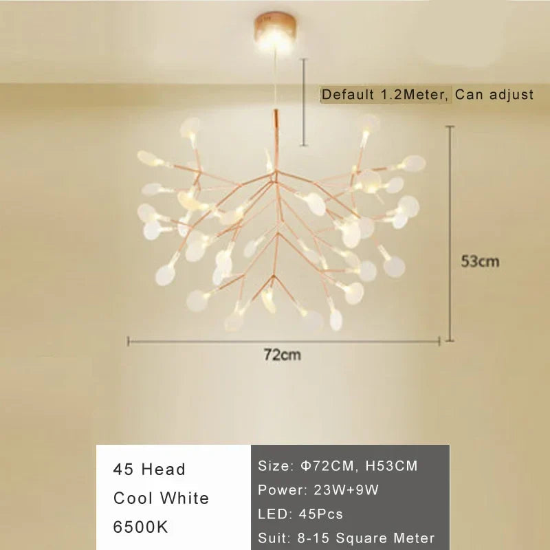 Afralia™ Modern FireWorm Pendant Light for Living Room, Bedroom & Restaurant