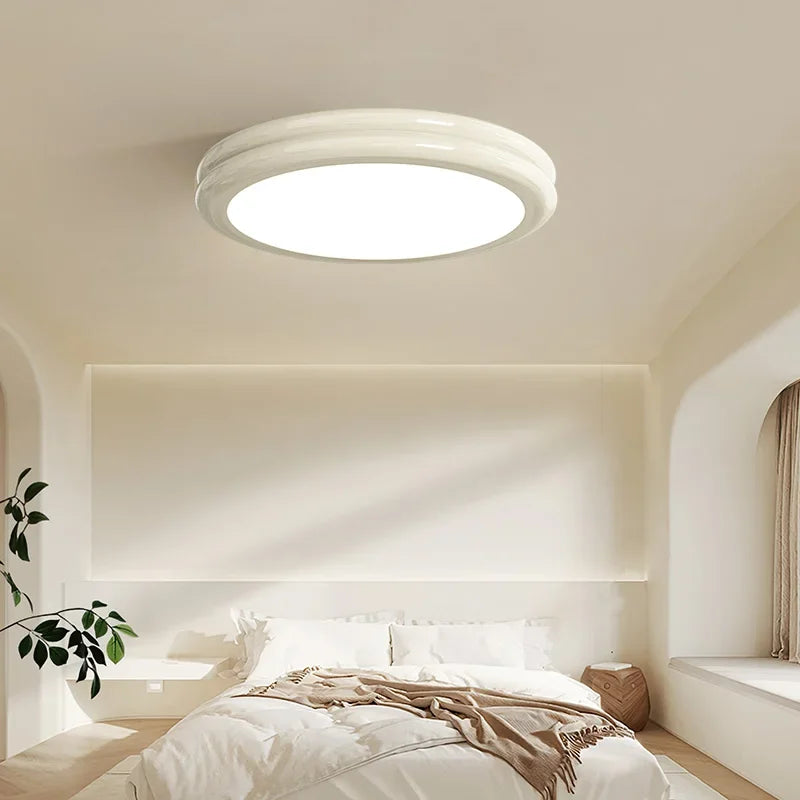 Afralia™ Modern Minimalist LED Round Ceiling Light for Bedroom Indoor Decor