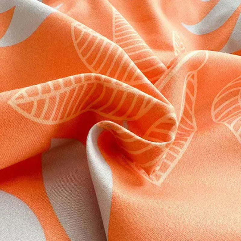 Afralia™ Soft Plant Printed Bedding Sets Cozy Quilt Cover for Summer & Autumn