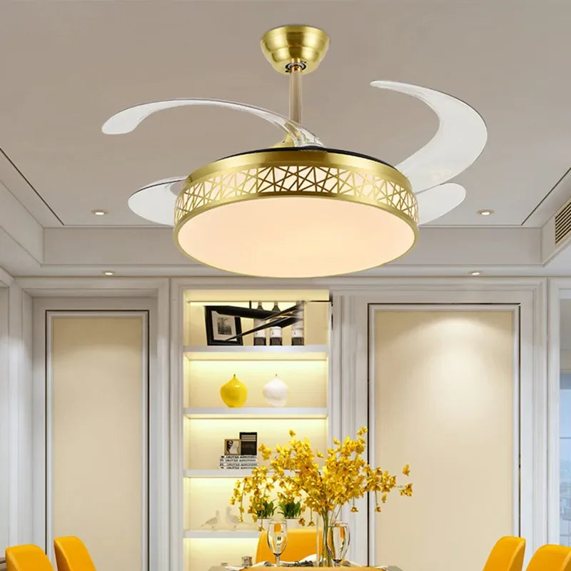 Afralia™ Ceiling Fan with LED Lights and Remote Control, Wholesale Factory Fan Covers