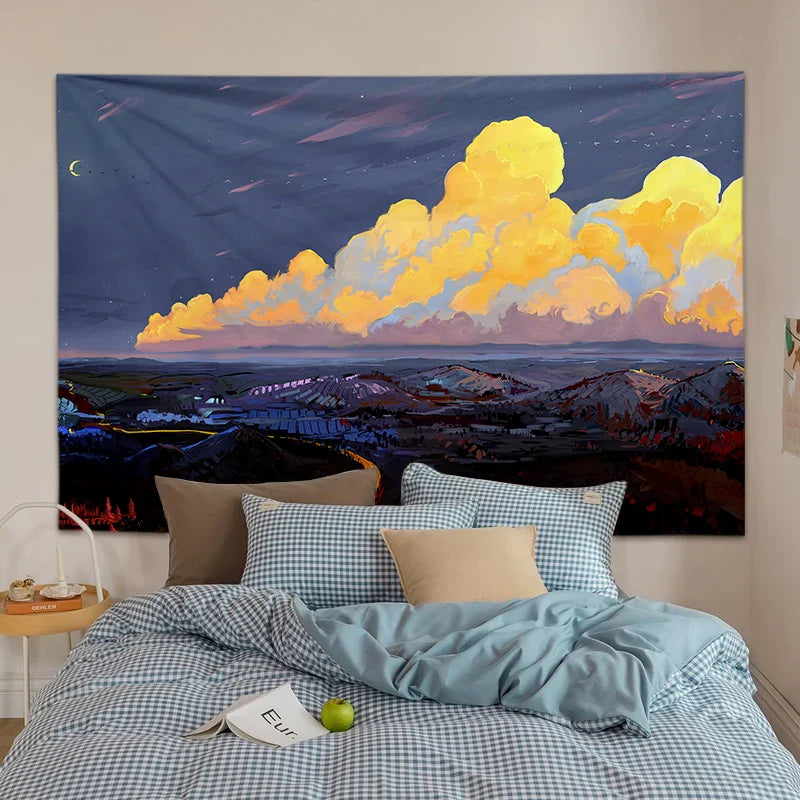 Afralia™ Nordic Ins Style Hanging Cloth Tapestry for Home Decor