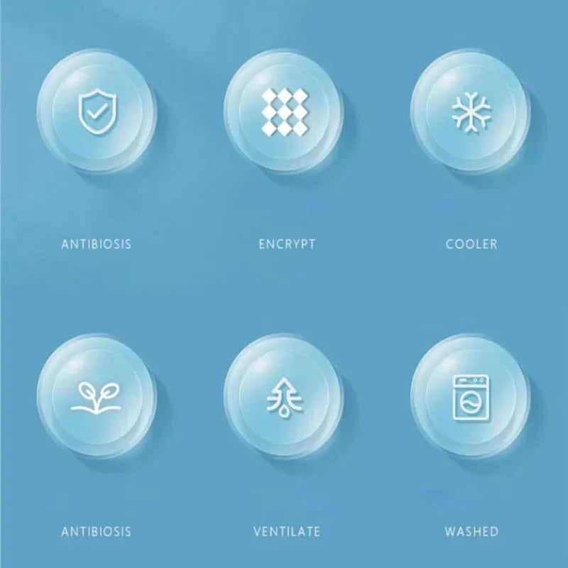 Afralia™ Silky Touch Antibacterial Cooling Mattress Sleeping Mat in Solid Color for Bedding