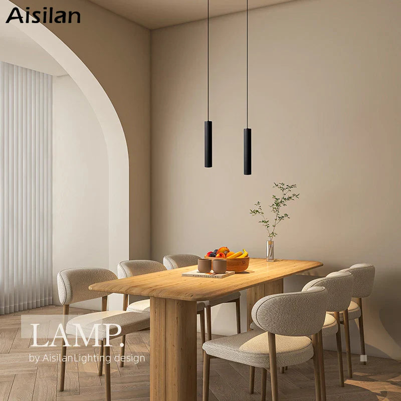 Afralia™ Black LED Pendant Light 5W CRI 97 Double Anti-glare Spot Light for Living Room