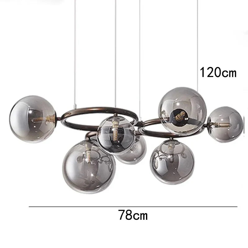 Afralia™ Nordic Dining Room Pendant Light Chandelier for Living Room