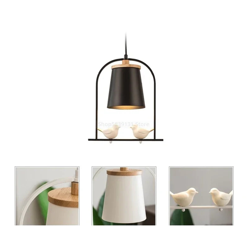 Afralia™ Bird LED Pendant Light: Nordic Minimalist Modern Style for Restaurant, Dining & Bedroom