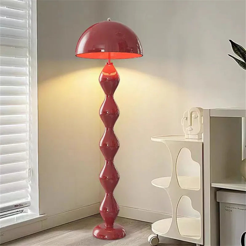Afralia™ LED Mushroom Floor Lamp - Colorful Standing Light for Living Room Bedroom