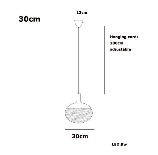 Afralia™ Matt White COB LED Bubble Hanging Chandelier Pendant Light for Living Room