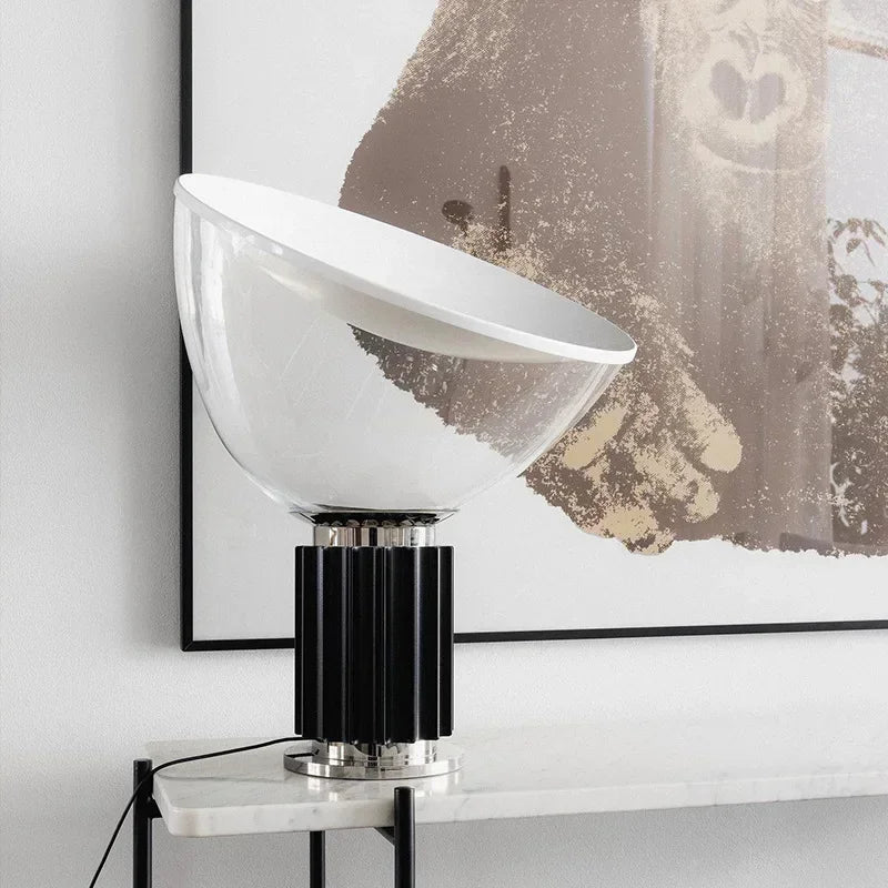 Afralia™ Radar Glass Table Lamp | Stylish Italian Designer Light for Home Decor
