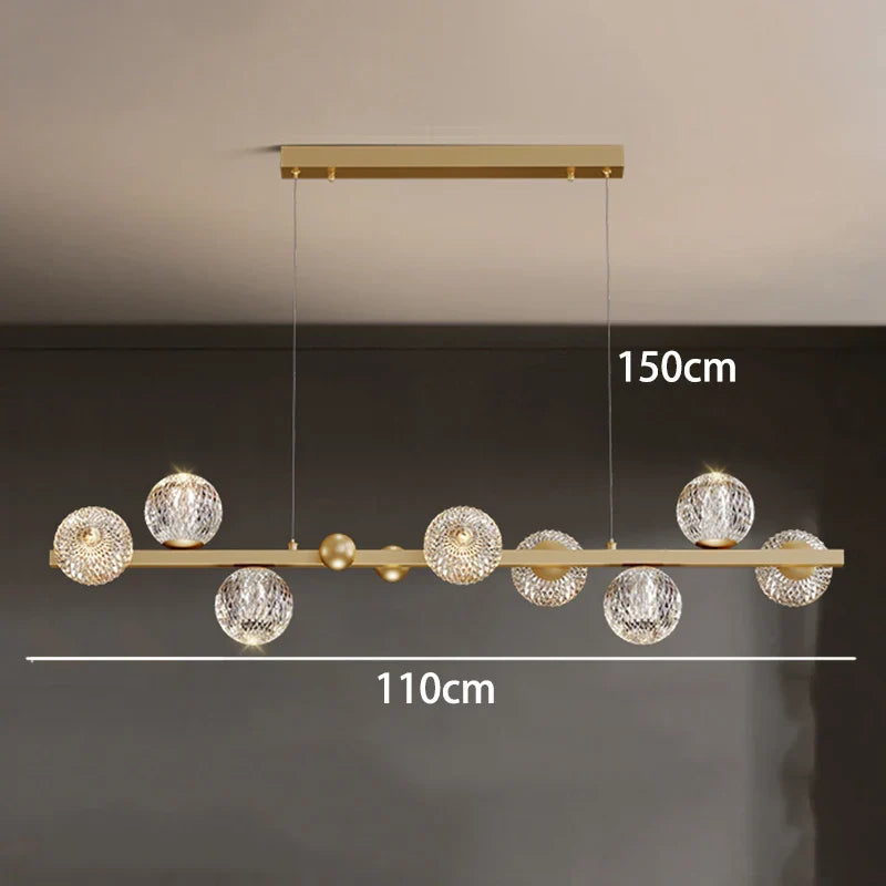 Afralia™ Modern Chandelier Pendant Light for Dining Room Ceiling - Indoor Hanging Lamp