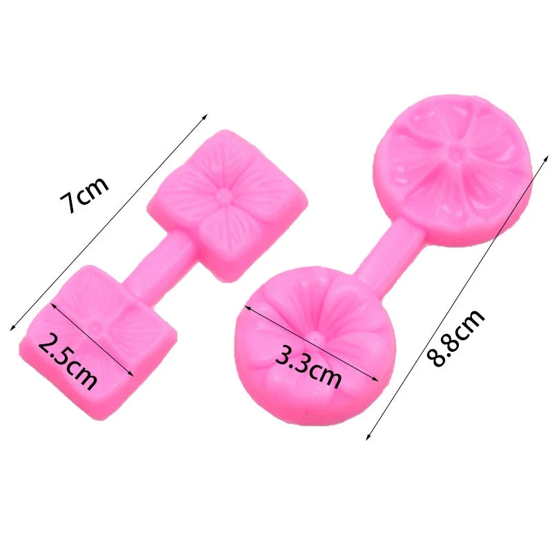 Afralia™ 3D Five Petals Flower Silicone Mold for Cake Decorating and Baking