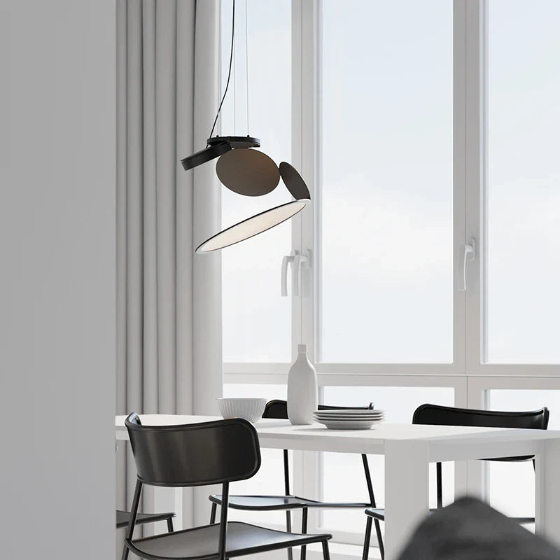 Afralia™ Round Pendant Light: Nordic Minimalist Restaurant Designer Art Bedside Lamp for Cafe Décor