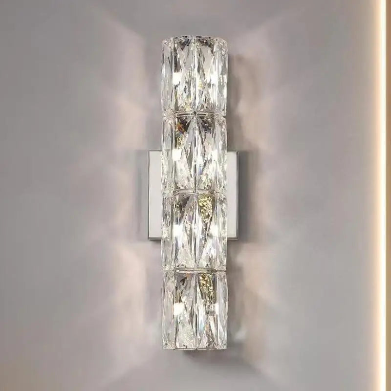 Afralia™ Luster Crystal Wall Sconces: Modern Elegant Glass Wall Light Fixtures