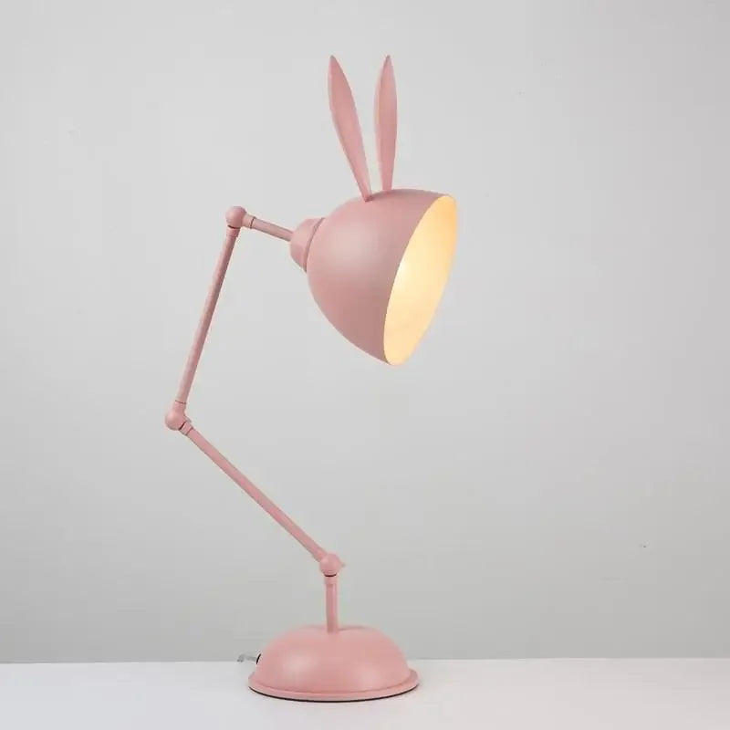 Afralia™ Nordic Rabbit Desk Lamp for Creative Living Room and Bedroom Eye Protection