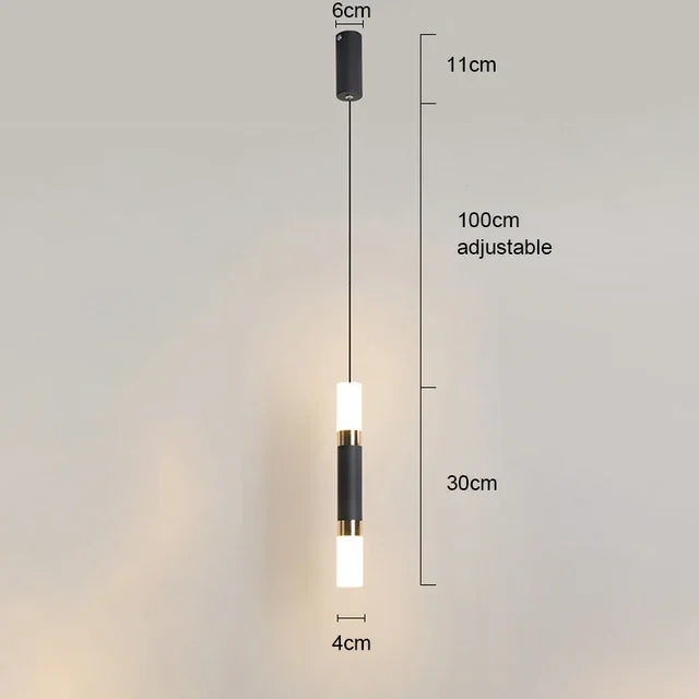 Afralia™ Modern LED Wall Light for Headboards & Background, Nordic Style Living Room Decoration