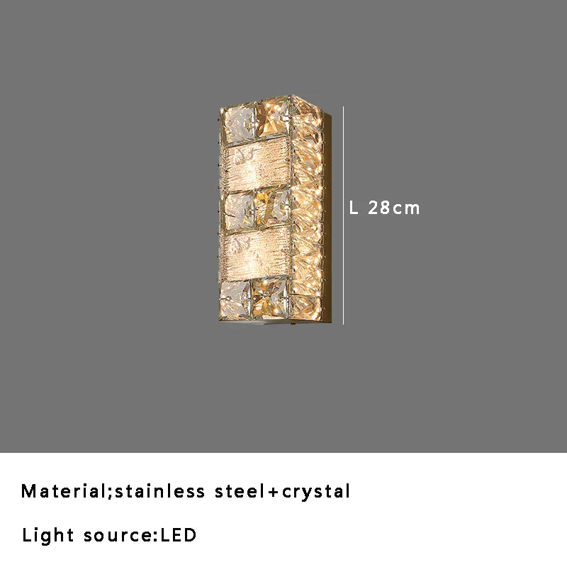 Afralia™ Crystal Glass Luxury Ceiling Chandelier - Gold LED Home Decor