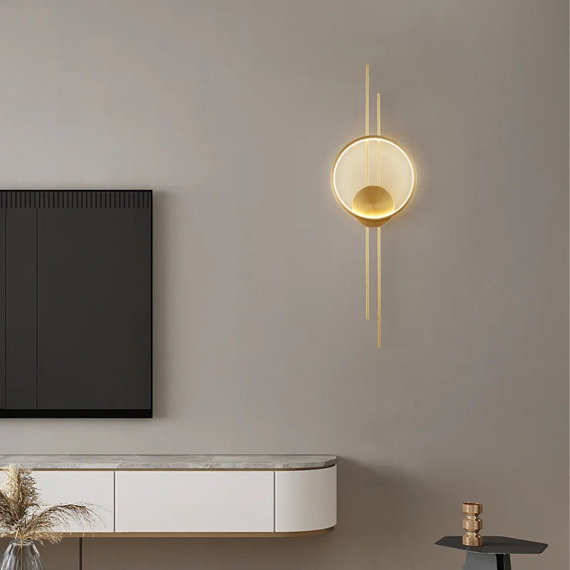 Afralia™ LED Wall Lights: Elegant Minimalist Sconce with 3 Dimming Modes