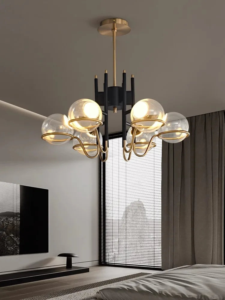 Afralia™ Luxury Glass Wall Sconce Lamps Dimmable Easy Installation for Bedside Living Room TV Background Wall Lighting