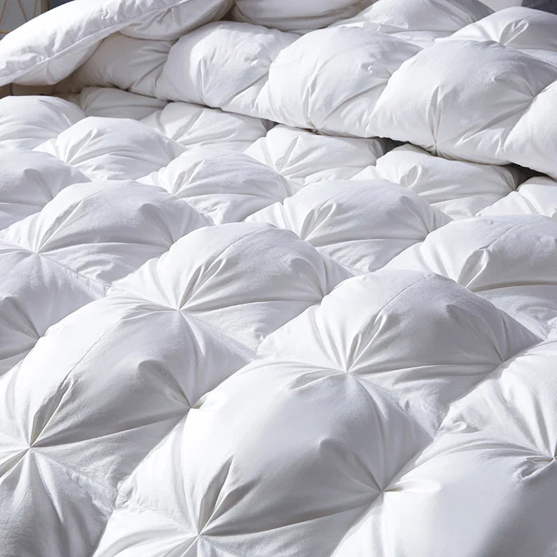 Afralia™ Twist Flower Cover Goose Down Comforter - Five Star Winter Bedding