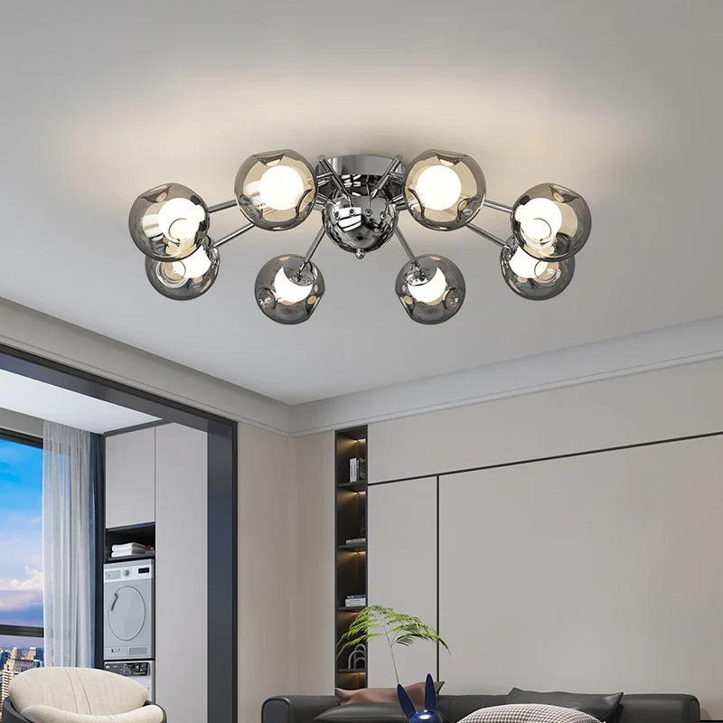 Afralia™ Nordic LED Ceiling Chandelier for Living Room Dining Bedroom Pendant Lights