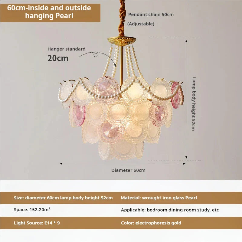 Afralia™ Modern Crystal Pearl Chandelier for Living Room, Bedroom, Dining Room