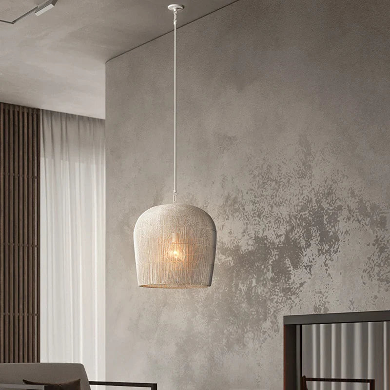 Afralia™ Rattan LED Pendant Lights for Dining Room, Bar, and Bedroom