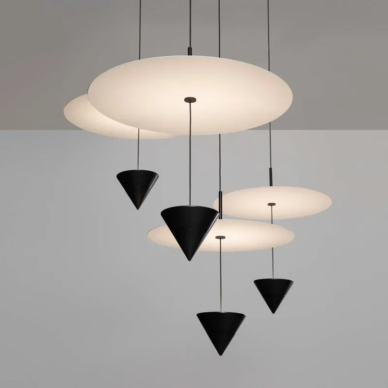 Afralia™ Minimalist Cone Pendant Lights for Restaurant Bar Kitchen Island Study