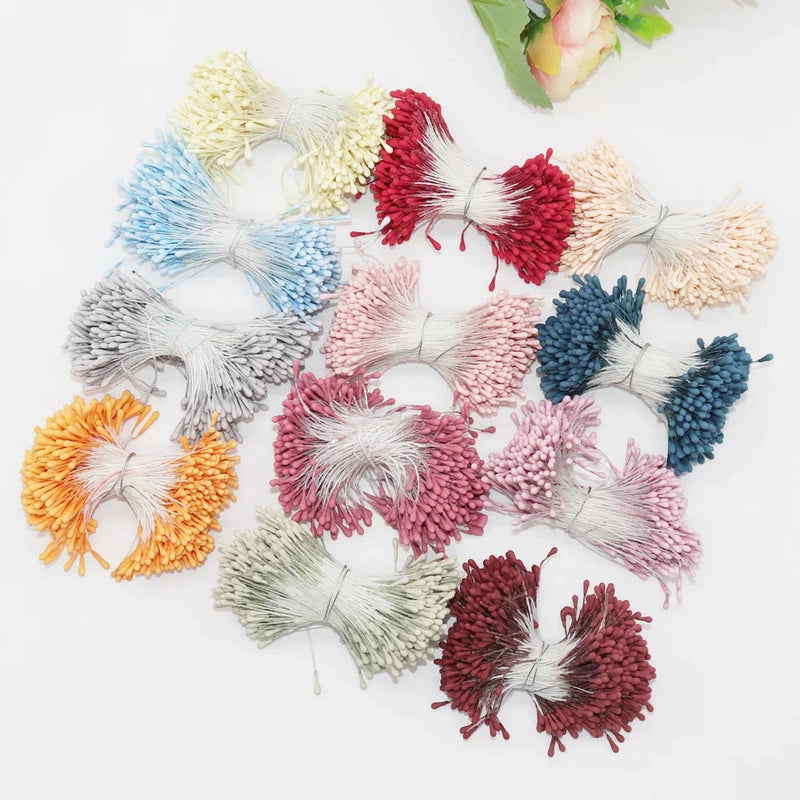 Afralia™ Mini Stamen Flowers for Wedding Party Home Decoration DIY Scrapbooking