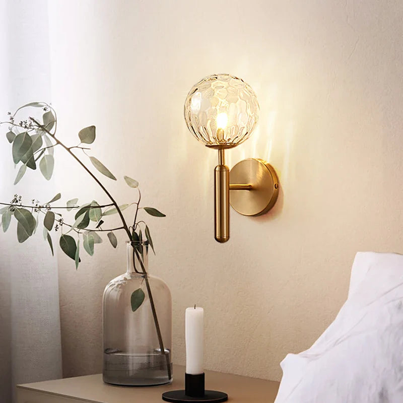 Afralia™ Iron LED Sconce Lamp for Modern Bedroom and Living Room Lighting