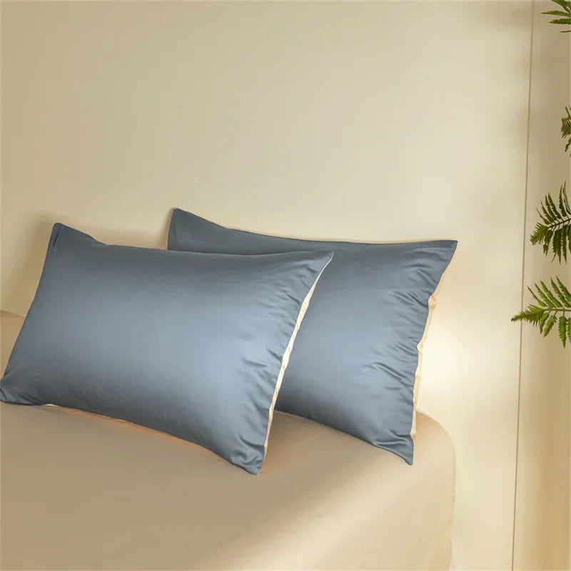 Afralia™ Egyptian Cotton Bedding Set: Sheet, Pillowcase, Blanket Cover in Queen King Size
