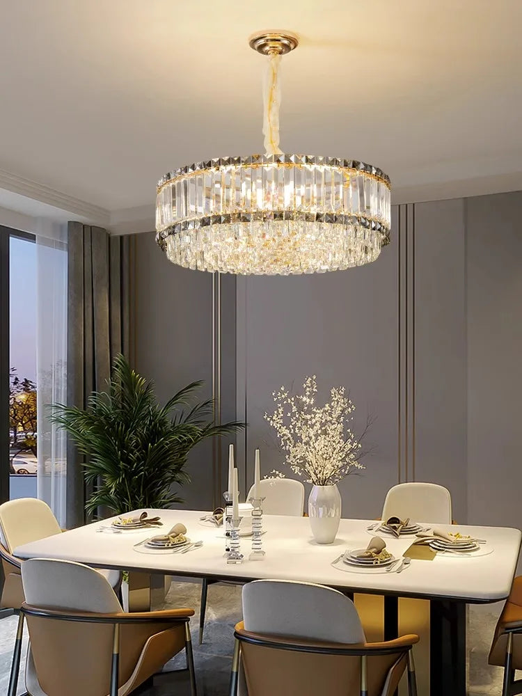 Afralia™ Crystal Chandeliers: Luxury Creative Design for Living Room Renovation