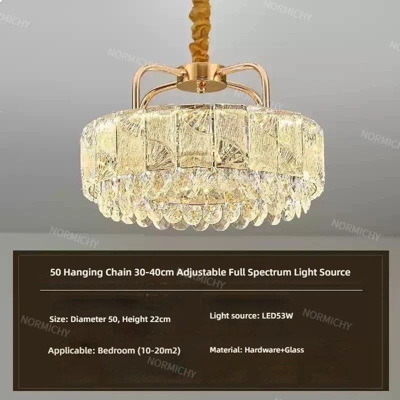 Afralia™ Luxury Crystal Pendant Light for High-End Atmosphere