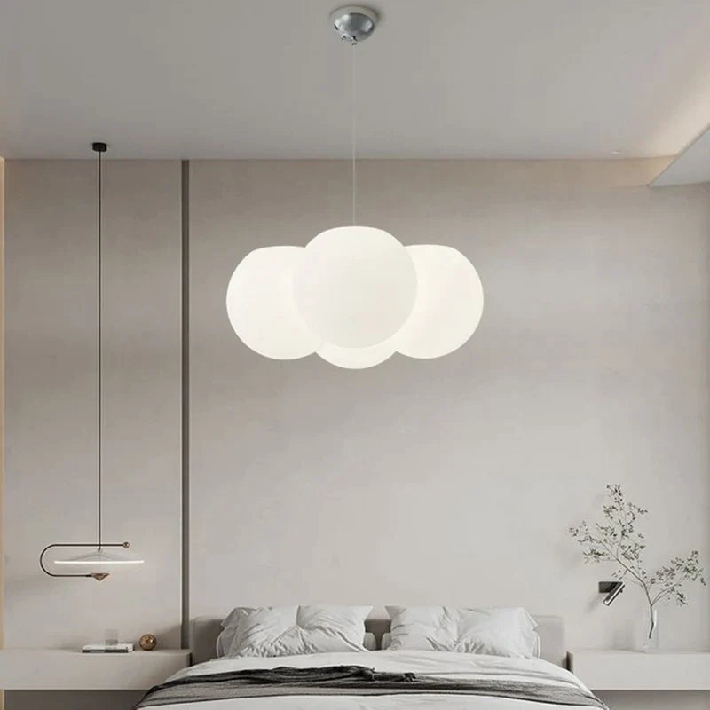 Afralia™ LED Cloud Pendant Light: Modern Nordic Design for Bedroom, Dining Room, Living Room