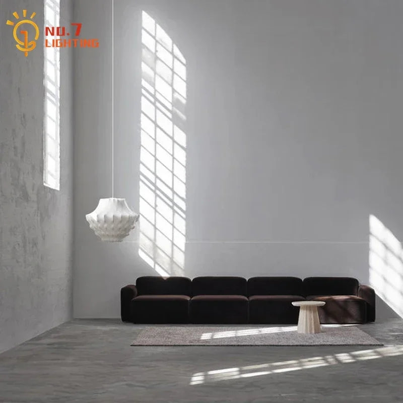 Afralia™ Minimalist Silk Pendant Lights for Any Room LED Indoor Lighting