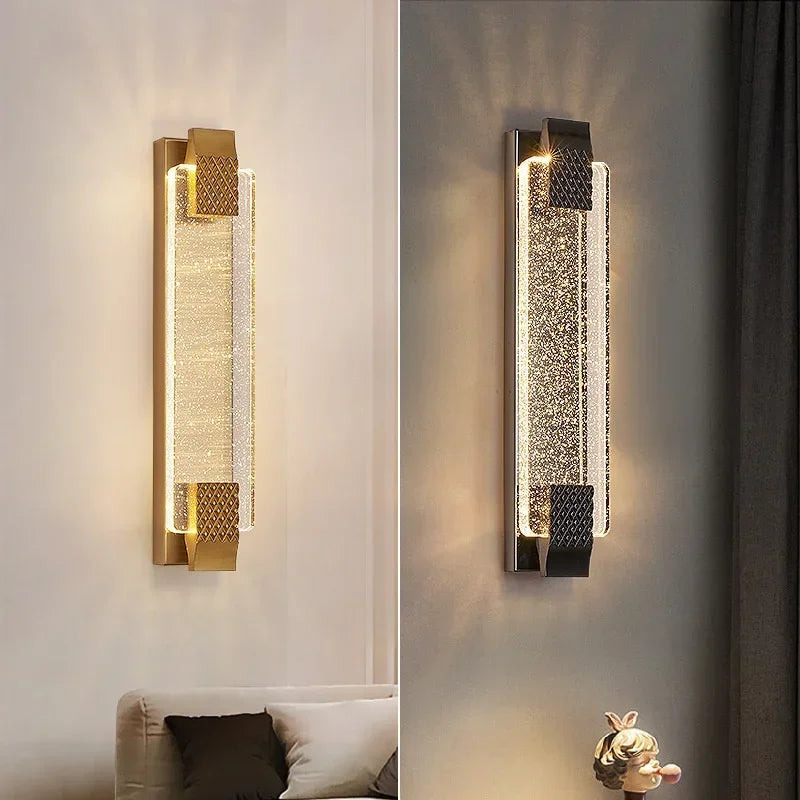 Afralia™ Modern Luxury Bubble Wall Lamp LED Indoor Lighting for Living Room, Bedroom & Bedsides