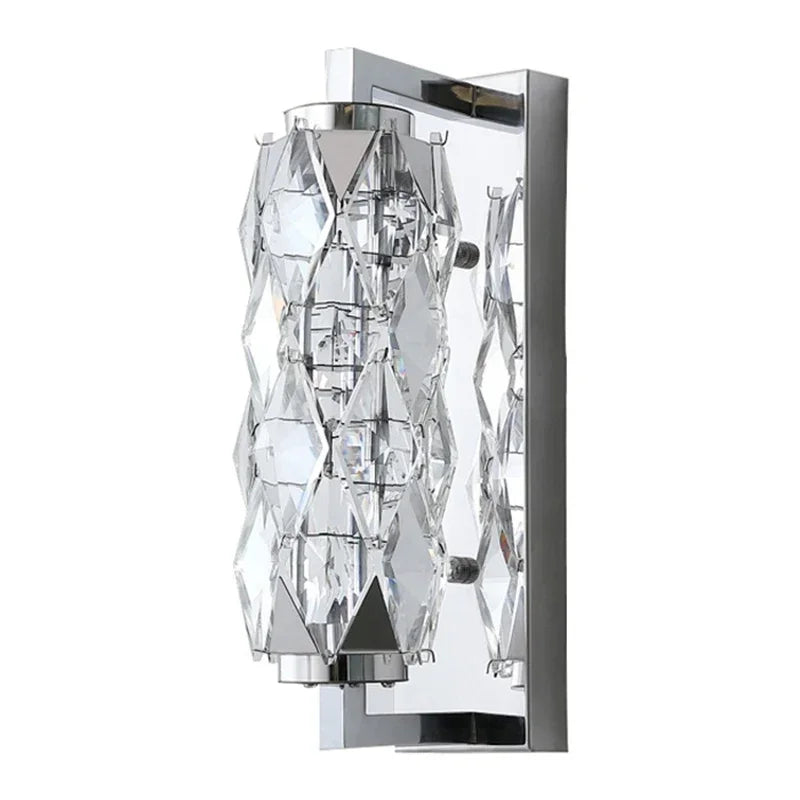 Afralia™ Crystal Wall Lamp: Modern Luxury for Bedroom, Living Room, and Staircase