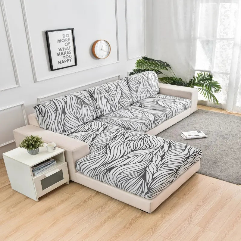 Afralia™ Premium Jacquard Chenille Sofa Seat Covers - Stretchy & Thick Loveseat Protector