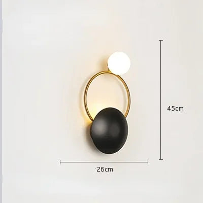 Afralia™ Elegant LED Wall Sconce - Nordic Bedroom & Living Room Decor Light