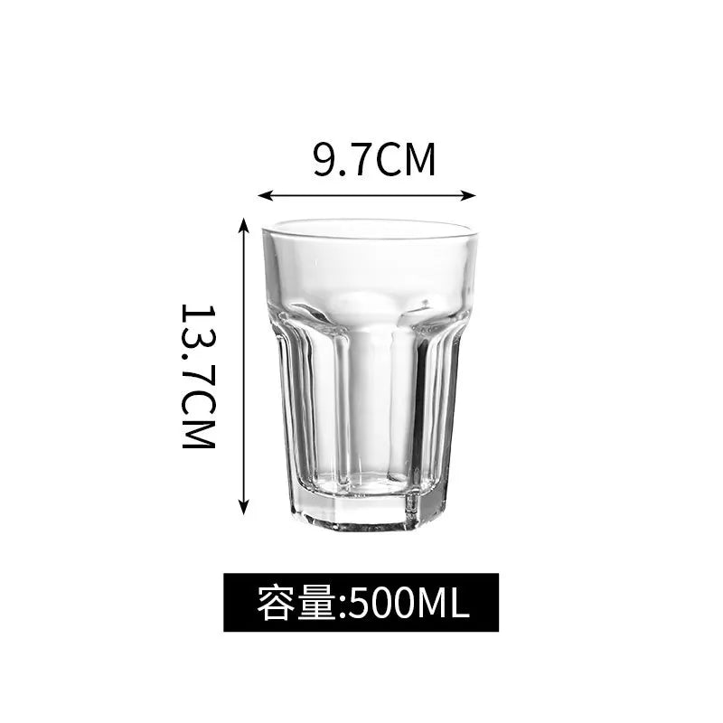 Afralia™ Large Glass Beer Mug | Creative Transparent Glass Cup | Home Decor Gift