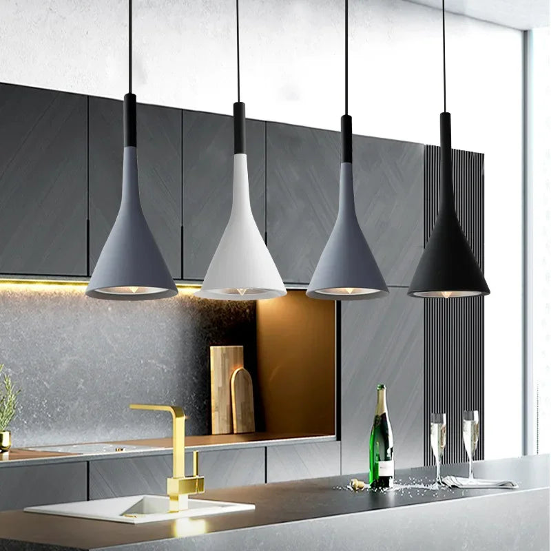 Afralia™ Nordic LED Pendant Lights for Home Dining Kitchen Decor