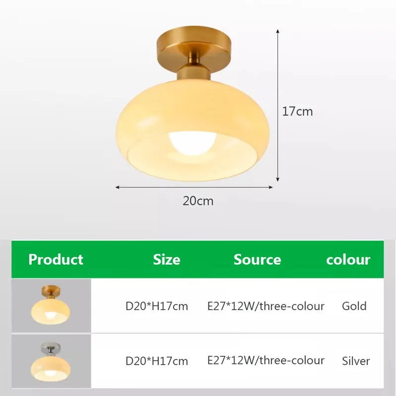 Afralia™ Gold LED Ceiling Light for Home Hotel Bedroom Living Room - Modern Lighting Fixture