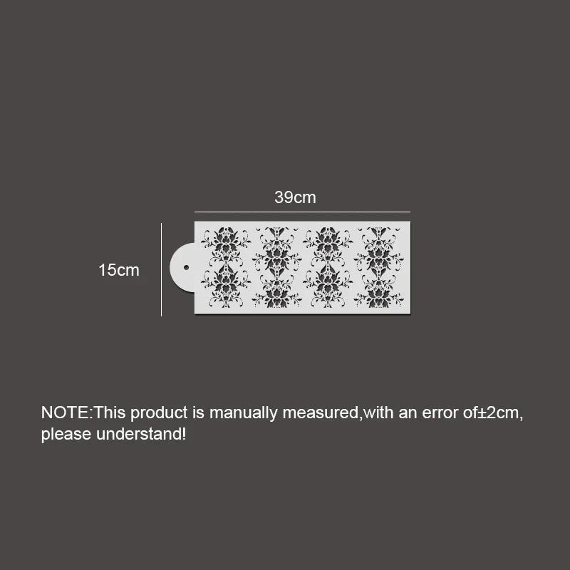 Afralia™ Fondant Cake Mesh Printing Mold for Decorating Tool - Sugar Sieve Biscuit Dessert Edge