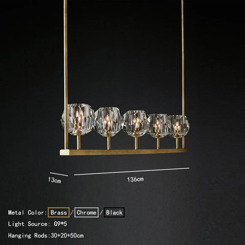 Afralia™ Crystal Gold Chandelier: Luxury Lighting Fixture for Kitchen, Modern Design & High-Quality Craftsmanship
