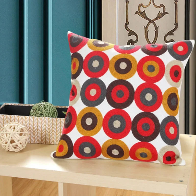 Afralia™ Embroidery Body Pillow: Nordic Comfort for Home & Office