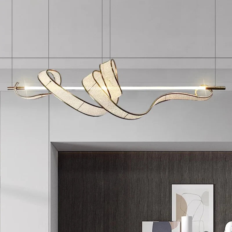 Afralia™ Modern Indoor Pendant Light Chandelier for Dining Room