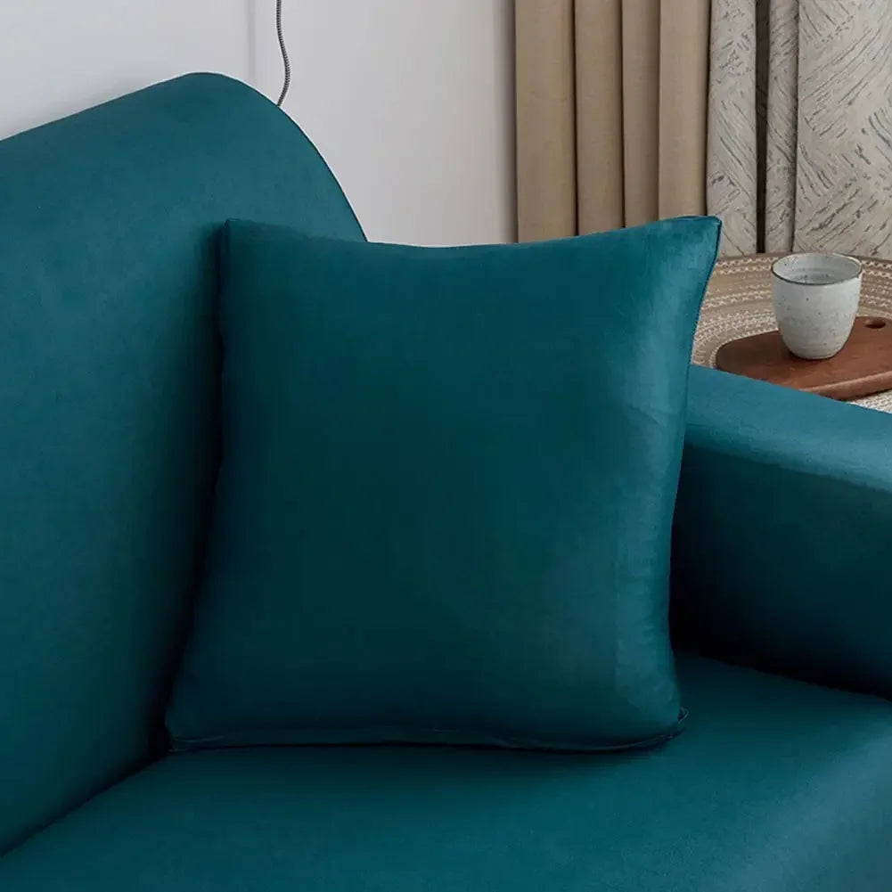 Afralia™ Solid Sofa Cover Slipcover Stretch for Chair, Loveseat, L-shaped Sectional