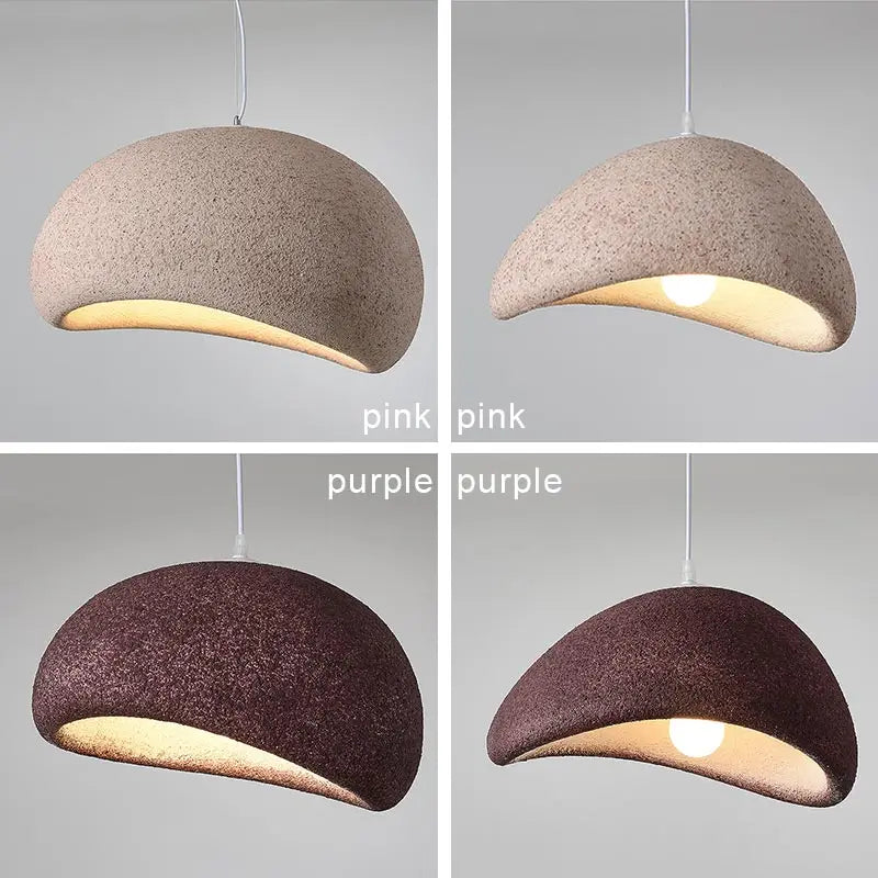 Afralia™ Wabi Sabi LED Pendant Light for Modern Kitchen and Living Room