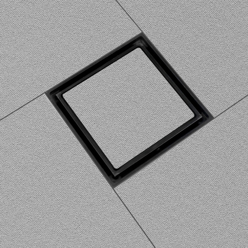 Afralia™ Square Tile Insert Shower Floor Drain, 10CMX10CM, Deodorant Grate for Bathroom Concealed Floor