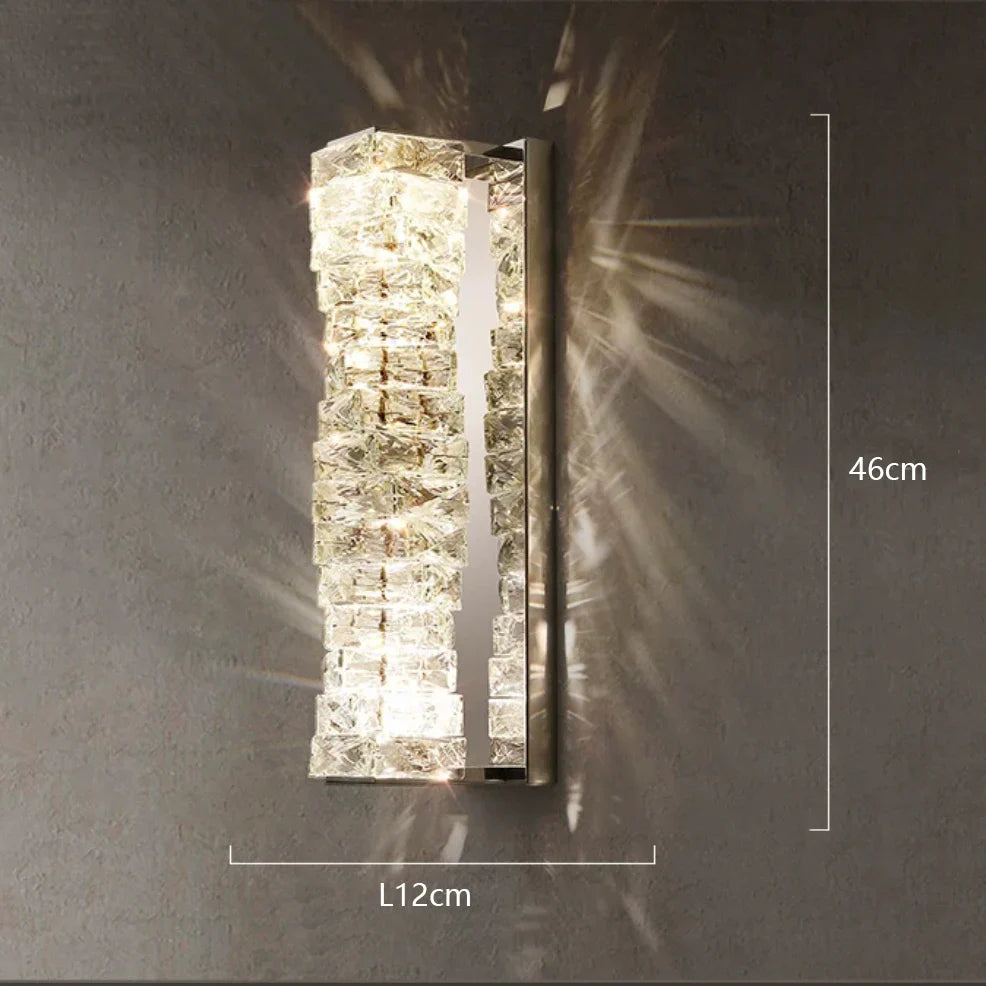 Afralia™ Triangular Crystal Pendant Chandelier - Luxury LED Glass Lighting for Dinning Room