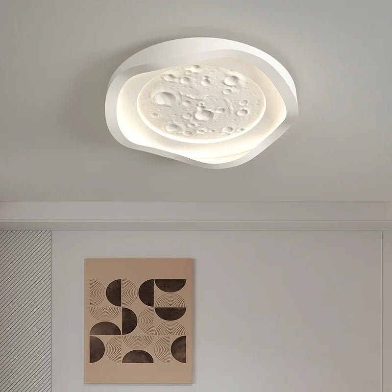 Afralia™ Round LED Ceiling Lamp - Simple Modern Nordic Minimalism for Living Room and Bedroom